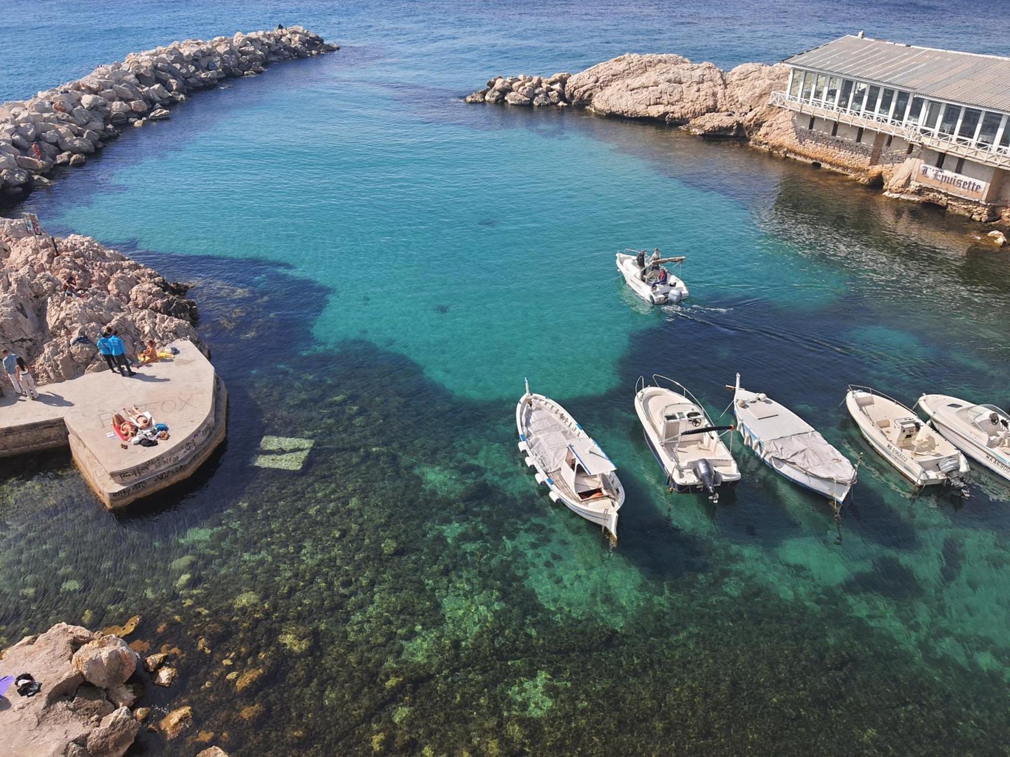 "La Baigneuse" Vallon Des Auffes Марсель Экстерьер фото