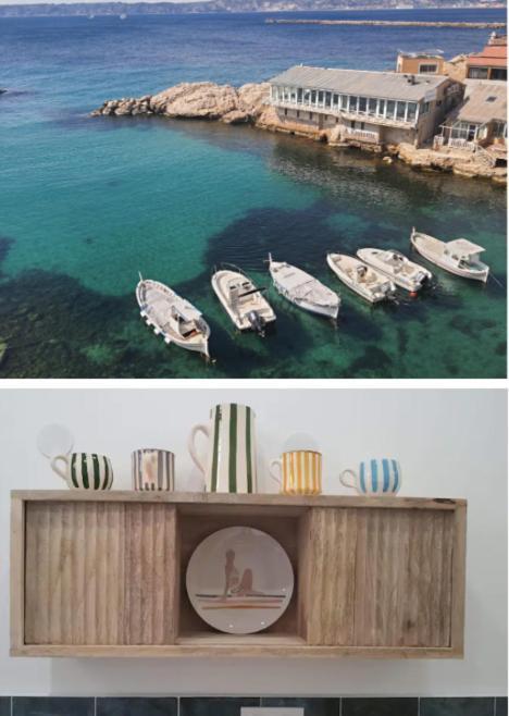 "La Baigneuse" Vallon Des Auffes Марсель Экстерьер фото